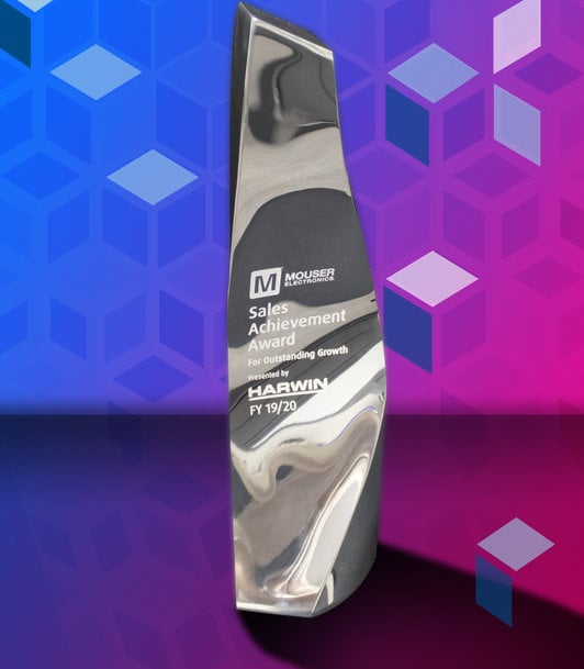 Mouser reçoit le Global Sales Achievement Award de Harwin